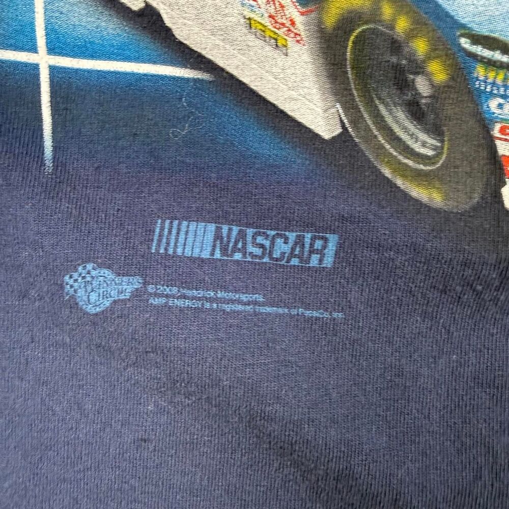 Nascar Men's Navy and Blue T-shirt - Picture 7 of 7